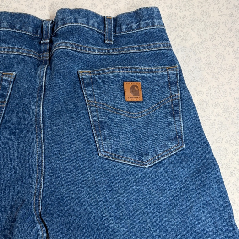Carhartt B17 Relaxed Fit Jeans Men’s 34x36 Blue 100% Cotton Workwear - Picture 6 of 6